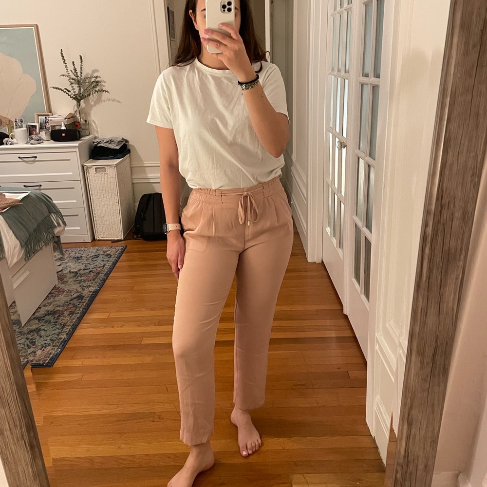 Pink dress pants